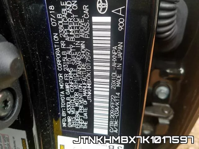 JTNKHMBX7K1017597 фото 2