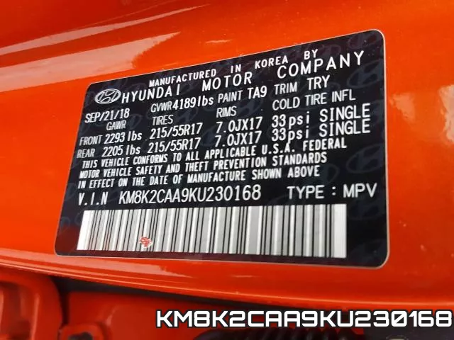 KM8K2CAA9KU230168 фото 2