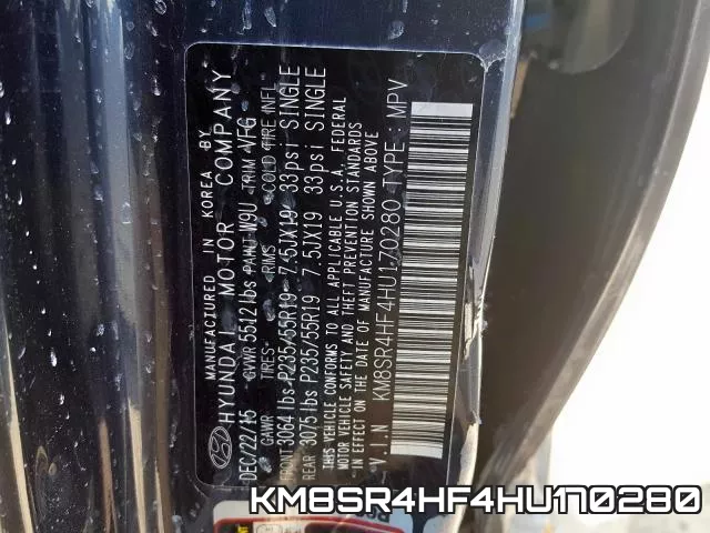 KM8SR4HF4HU170280 фото 2