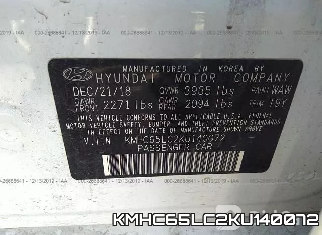 KMHC65LC2KU140072 фото 10