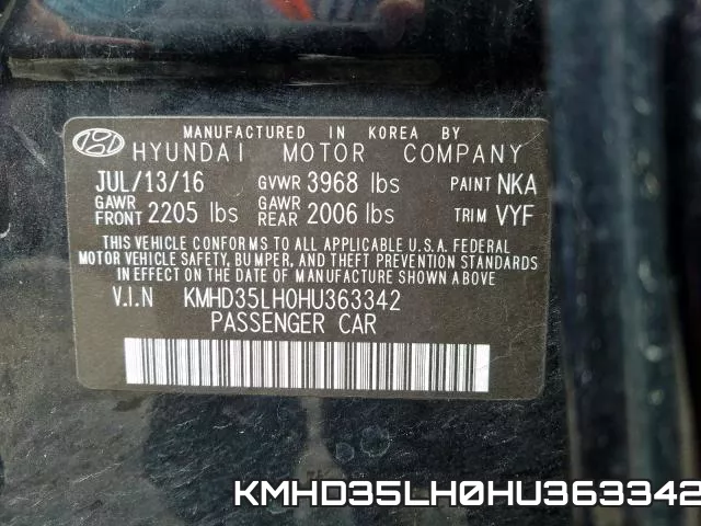KMHD35LH0HU363342 фото 2