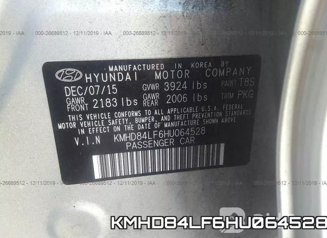 KMHD84LF6HU064528 фото 10
