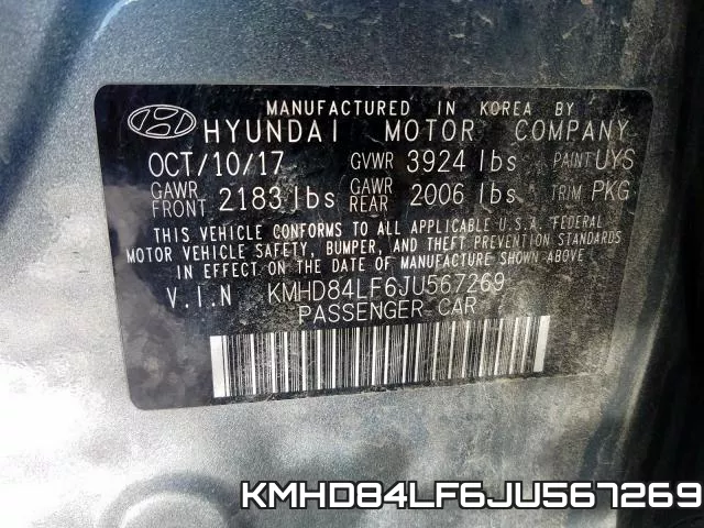 KMHD84LF6JU567269 фото 2