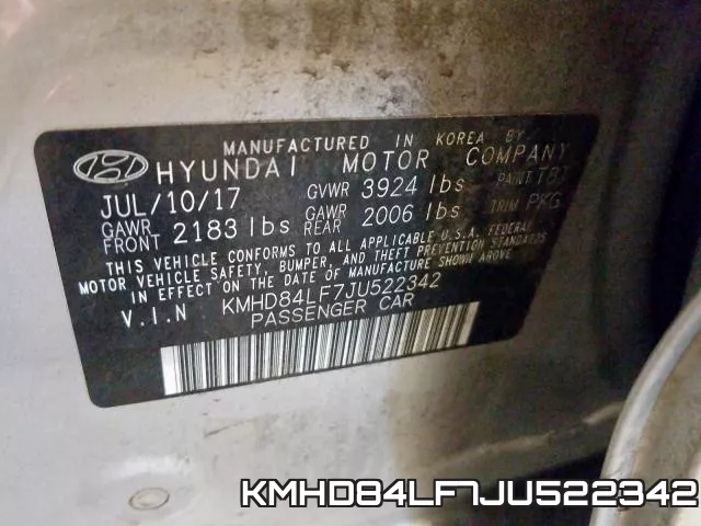 KMHD84LF7JU522342 фото 2