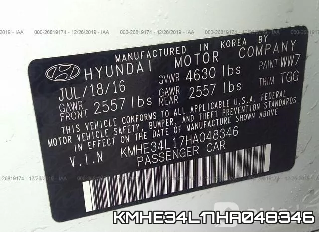 KMHE34L17HA048346 фото 10