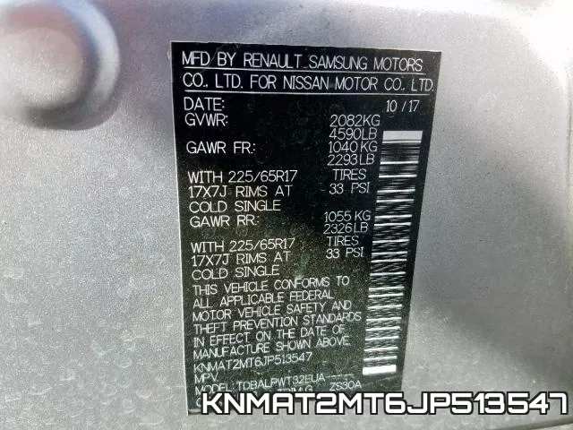 KNMAT2MT6JP513547 фото 2
