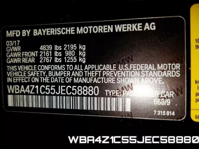 WBA4Z1C55JEC58880 фото 2