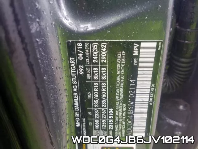 WDC0G4JB6JV102114 фото 2