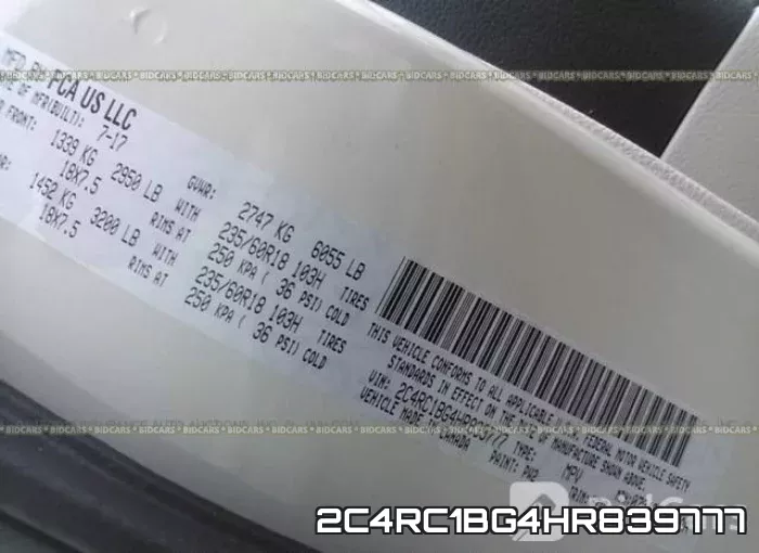 2C4RC1BG4HR839777 фото 10