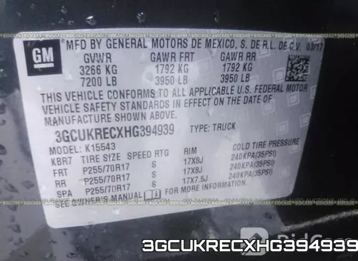 3GCUKRECXHG394939 фото 10