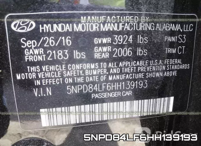 5NPD84LF6HH139193 фото 10