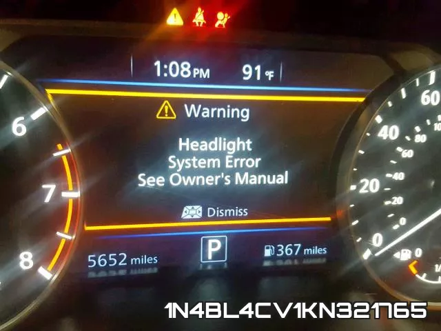 1N4BL4CV1KN321765 фото 9