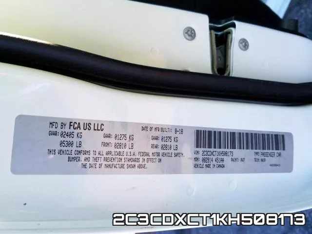 2C3CDXCT1KH508173 фото 2