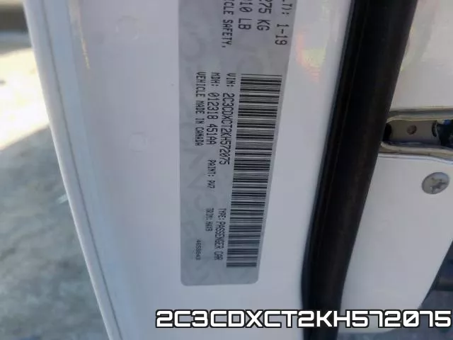 2C3CDXCT2KH572075 фото 2