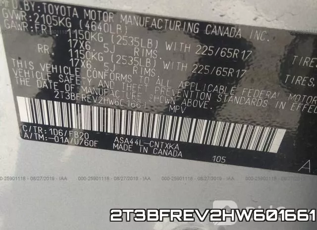 2T3BFREV2HW601661 фото 10