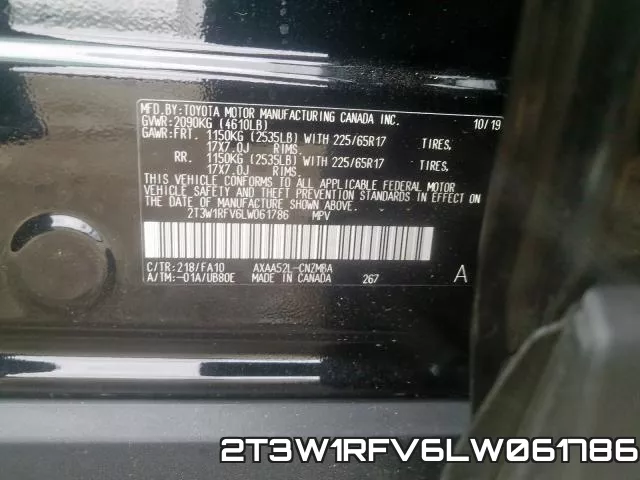 2T3W1RFV6LW061786 фото 2