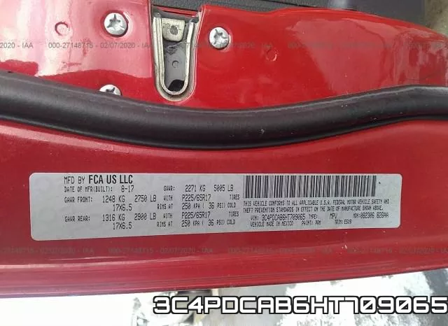 3C4PDCAB6HT709065 фото 10