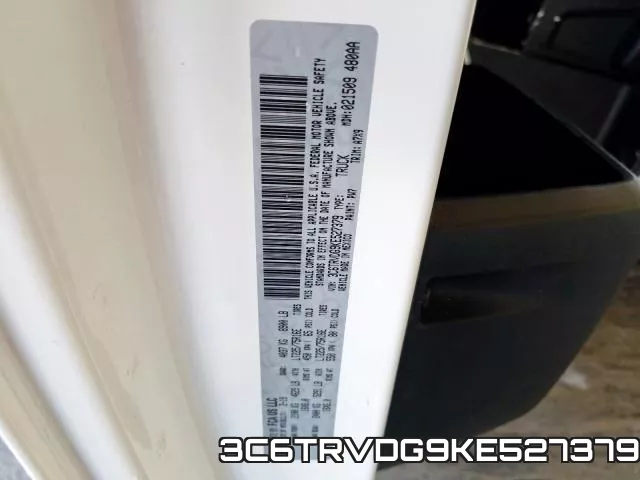 3C6TRVDG9KE527379 фото 2