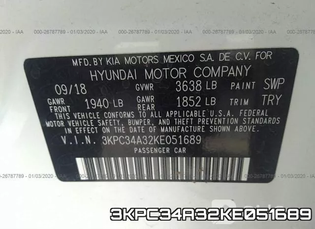 3KPC34A32KE051689 фото 10