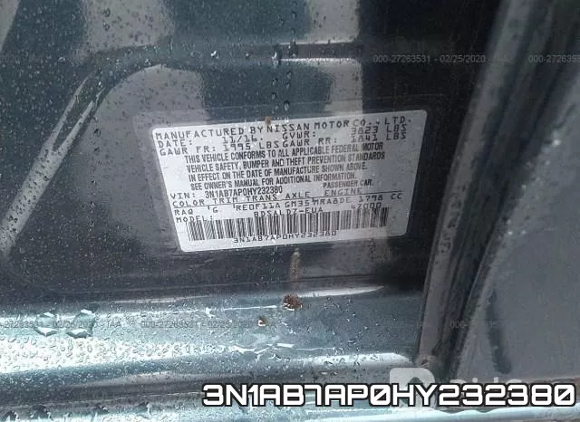 3N1AB7AP0HY232380 фото 10