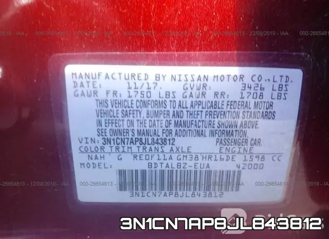 3N1CN7AP8JL843812 фото 10