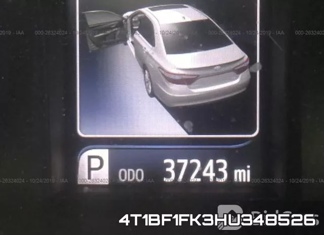 4T1BF1FK3HU348526 фото 8
