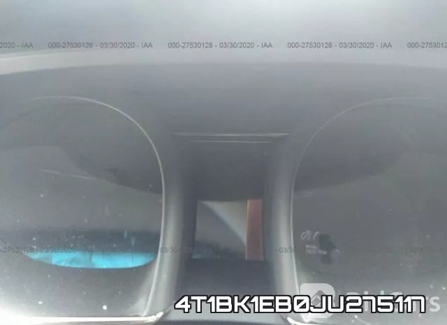 4T1BK1EB0JU275117 фото 8