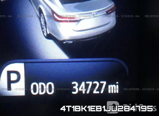 4T1BK1EB1JU284795 фото 8