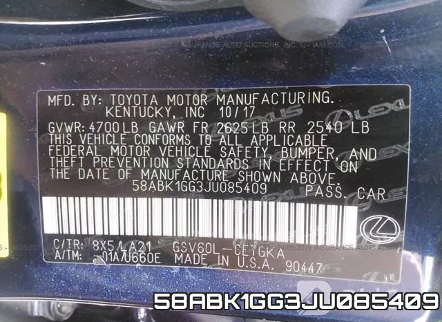 58ABK1GG3JU085409 фото 10