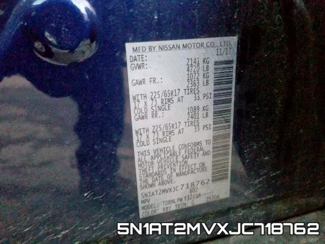5N1AT2MVXJC718762 фото 2