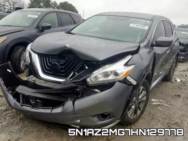 5N1AZ2MG7HN129778 фото 3