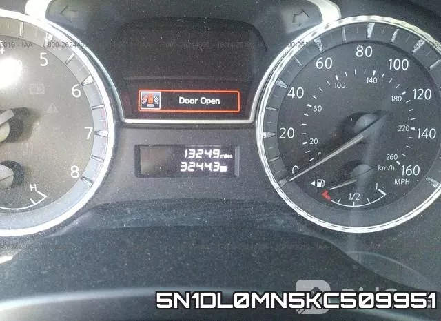 5N1DL0MN5KC509951 фото 8
