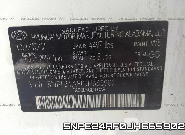 5NPE24AF0JH665902 фото 10