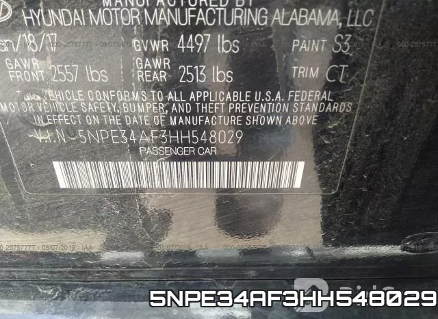 5NPE34AF3HH548029 фото 10