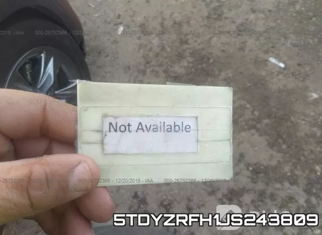 5TDYZRFH1JS243809 фото 8