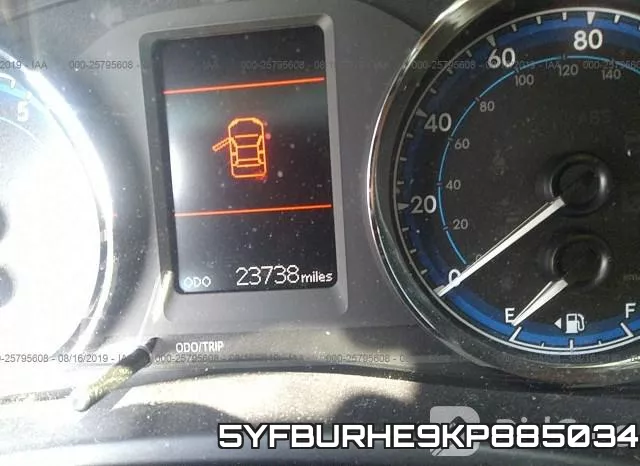 5YFBURHE9KP885034 фото 8