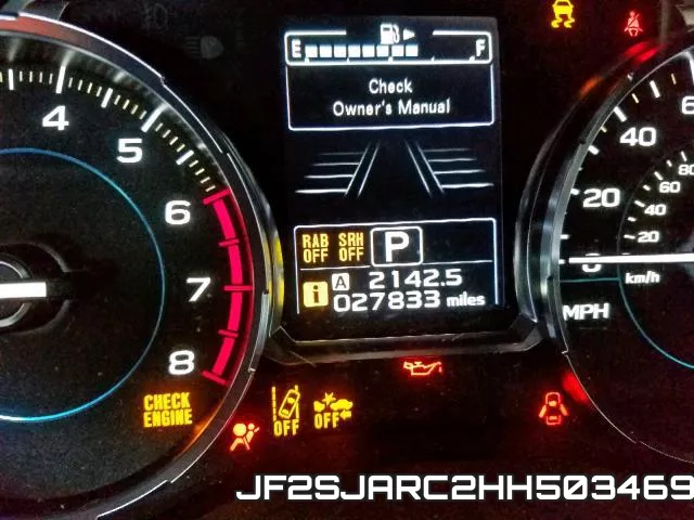 JF2SJARC2HH503469 фото 9