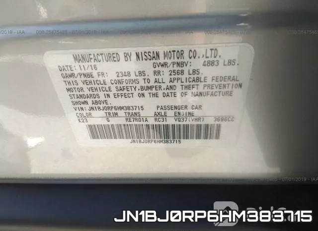 JN1BJ0RP6HM383715 фото 10