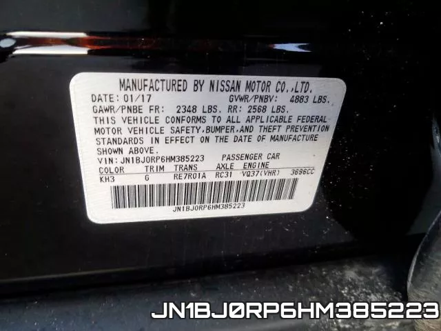 JN1BJ0RP6HM385223 фото 2