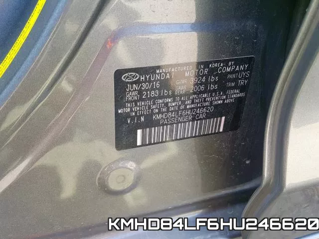 KMHD84LF6HU246620 фото 2
