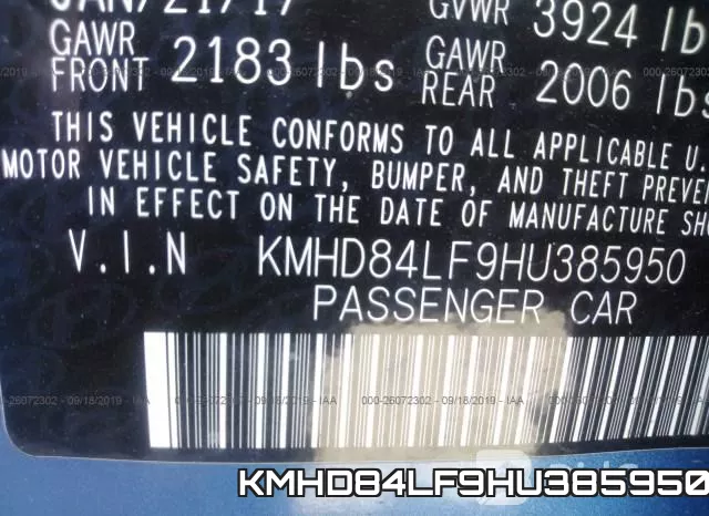 KMHD84LF9HU385950 фото 10