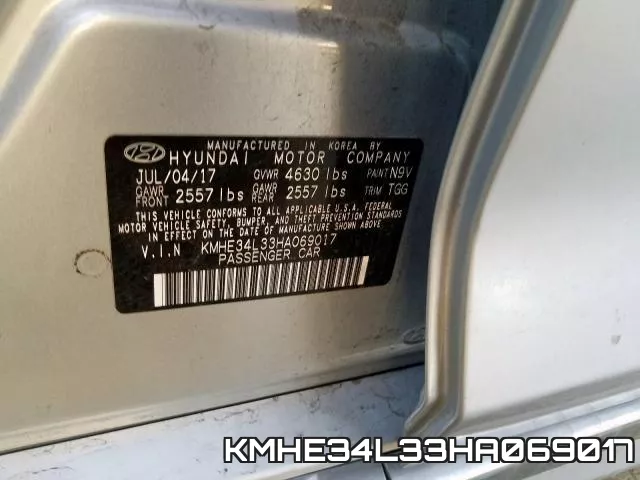KMHE34L33HA069017 фото 2