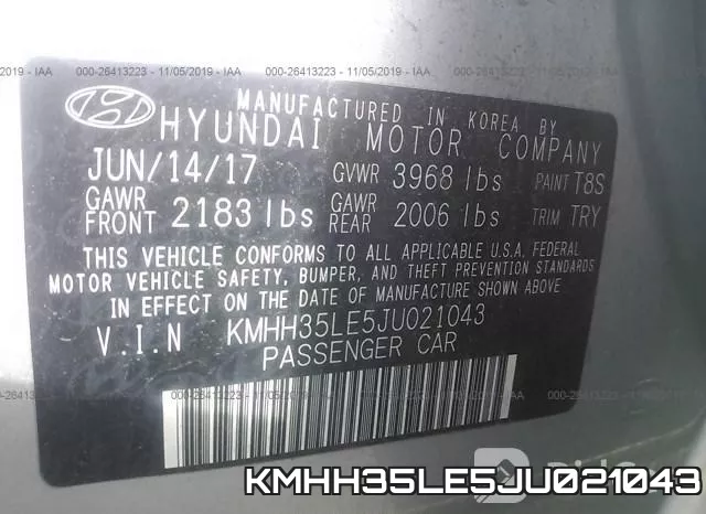 KMHH35LE5JU021043 фото 10