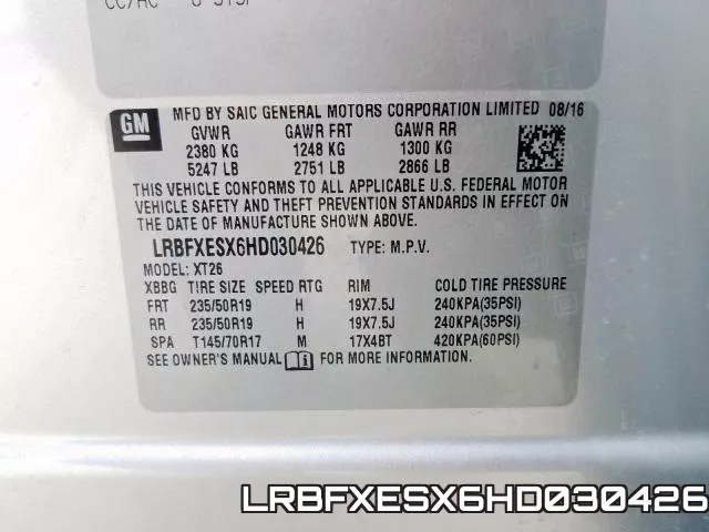 LRBFXESX6HD030426 фото 2