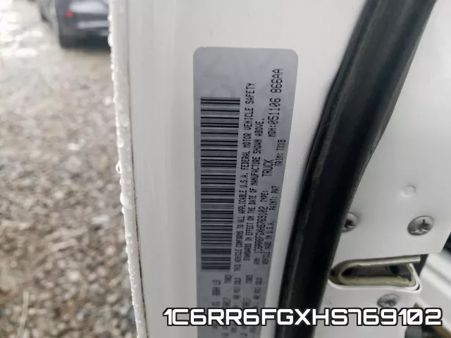 1C6RR6FGXHS769102 фото 2