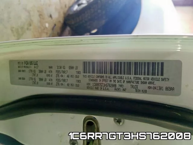 1C6RR7GT3HS762008 фото 2