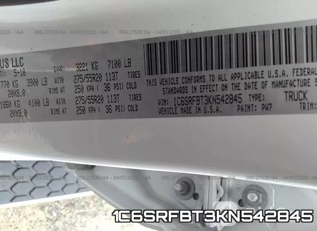1C6SRFBT3KN542845 фото 10