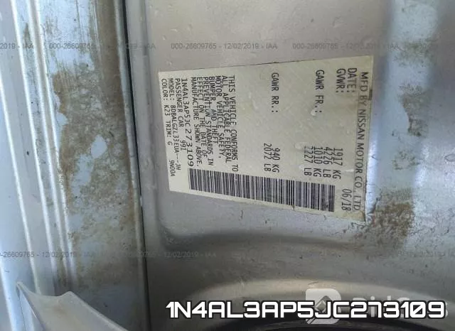 1N4AL3AP5JC273109 фото 10