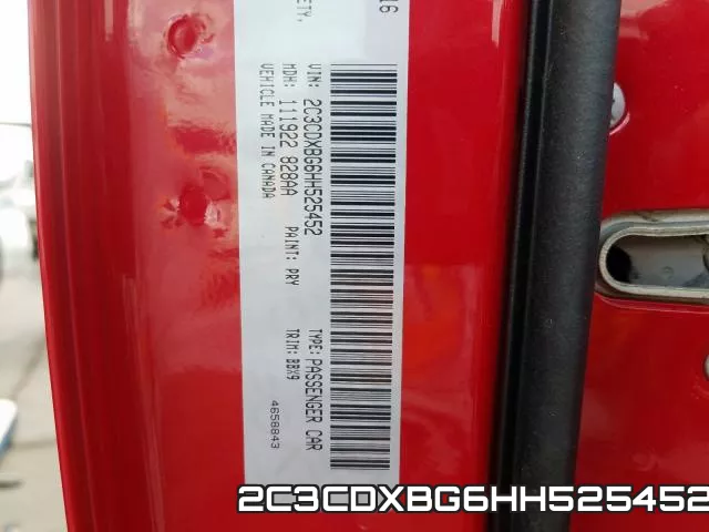 2C3CDXBG6HH525452 фото 2