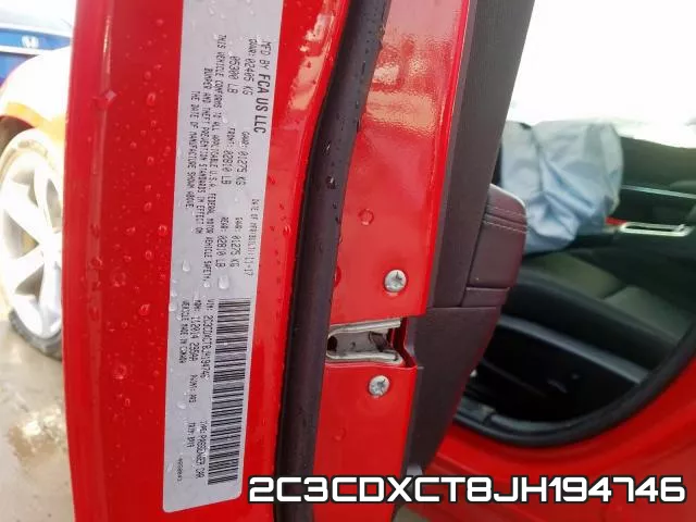 2C3CDXCT8JH194746 фото 2